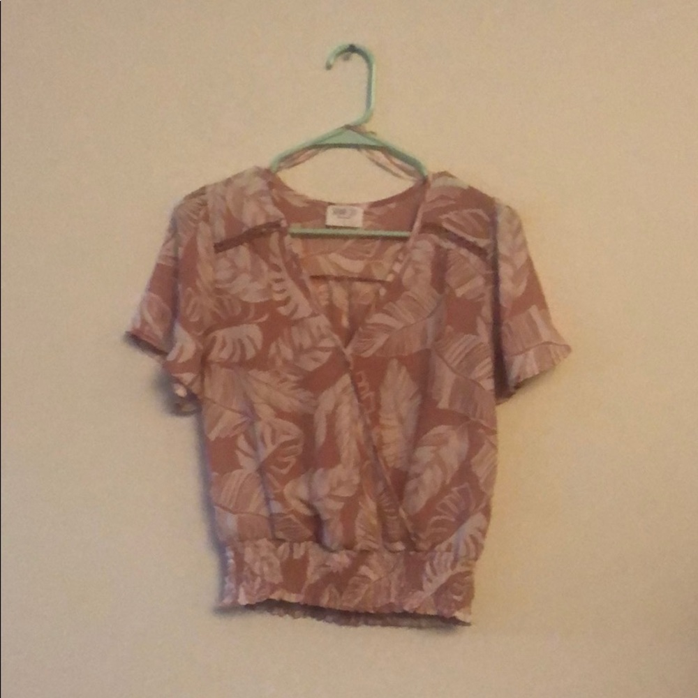 Pink summer blouse